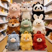 Groothandel Kat Panda Vos Kikker Konijn Rugzak Pluche Speelgoed 4inch 8inch 10inch Gevulde Rugzak Koop Kinder Verjaardag Cado Verzending