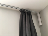 Rail de rideau électrique SZMYQ Tuya avec commande vocale Alexa/Google, compatible maison intelligente, moderne, pour bureau, taille de rail personnalisable