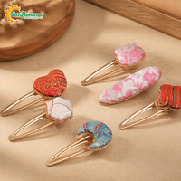 Kit DIY d'accessoires pour cheveux en brocart - Tissu chinois authentique, supports métalliques, colle et outils pour créer des accessoires élégants.