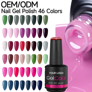 เจลทาเล็บสีเข้มข้น 15 มล. ทาครั้งเดียวได้ปกปิด ประหยัดเวลา ใช้ในร้านทำเล็บได้ MOQ ต่ำ รับออเดอร์ทั่วโลก เจลยูวีสำหรับทาเล็บ - Product Image 1