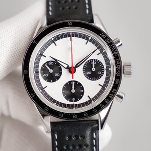O-M-G marca di lusso meccanico coppia orologio globale edizione limitata civile alternativo orologio in pelle 39.7mm puro stile Panda - Product Image 1