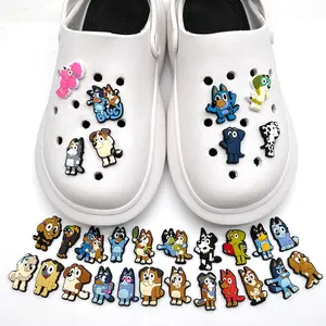 Kawaii Christmas Croc Charms Diy Plastic Shoe Buckle Decoration Funny Clog  Shoes Accessories Croc jibz Ornaments Kids Party Gift