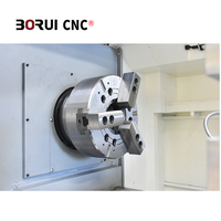 Tour CNC BoRui CK6180, haute précision, lit plat horizontal, machine-outil CNC, rail dur, servomoteur