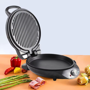 Nouvelle Machine à Pizza Électrique 2026, 10 pouces, 1400W, Multifonction, Antiadhésive, <span class=keywords><strong>Mini</strong></span> Plaque à Pizza pour Usage Domestique - Product Image 5