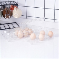 Boîte en plastique PET transparente pour oeufs et oeufs de canard