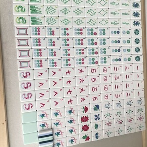 2026 New American Mahjong <b>Set</b>: Custom-Sized, Durable, Portable, Eco-Friendly Acrylic Tiles with Colorful Patterns - Product Image 2