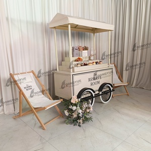 Chariot de décoration en métal personnalisé Chariot de bonbons mobile Chariot de présentation <span class=keywords><strong>des</strong></span> aliments pour <span class=keywords><strong>salle</strong></span> de réserve - Product Image 3