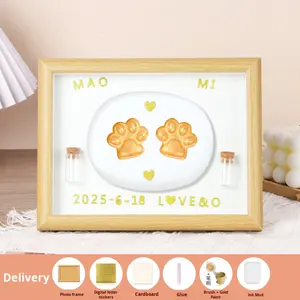 מלבן diy מלבן קרוס-גבול בקבוק אוסף לשיער חיות מחמד דוגרים כלבים טביעות חתול חג המולד תמונה - Product Image 6