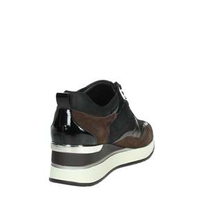 Zapatillas Deportivas Cinzia Soft para Mujer, Color Negro y Marrón, Estilo para Caminar - Product Image 2
