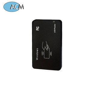 Lettore di schede di controllo accessi Smart lettore RFID 13.56MHz USB lettore Desktop 13.56Mhz - Product Image 3