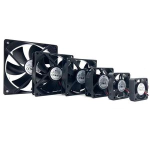 Ventilateur de refroidissement ultra-silencieux, multi-tailles 3/4/5/6/7/8/9/12 cm pour boîtier d'amplificateur, onduleur, ventilateur PC sans balais 5V/12V/24V DC, vente en gros - Product Image 1