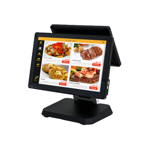 15.6-inch màn hình kép POS thiết bị đầu cuối Hợp kim nhôm chủ và bìa sau cho tiền mặt đăng ký sử dụng - Product Image 5