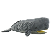 Réaliste cachalot en peluche réaliste Animal marin poupée en peluche doux océan baleine oreiller Simulation mer créature cadeau