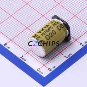 Condensador Electrolítico de Aluminio SMD VKME1652C560MV, D10xL16.5mm 56uF 20% 160V 850mA-100kHz - Product Image 2