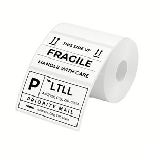 Rouleau d'étiquettes d'expédition thermiques directes 4x6 pouces, étanches, résistantes à l'huile et anti-rayures, pour impression thermique adhésive – Meilleures ventes - Product Image 5