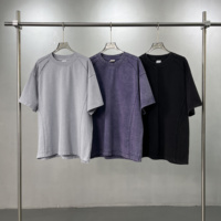 T-shirt à manches courtes en pur coton, 275g, avec logo personnalisé, nouveau modèle, article très demandé en gros, style patchwork flocon de neige, bords bruts