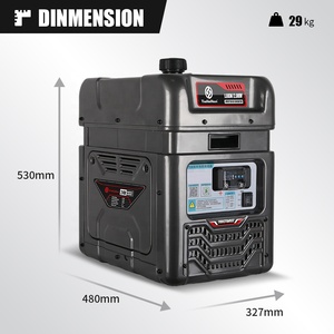 Générateur à essence 24V DC à démarrage/arrêt automatique, spécial pour climatisation de camion et conversion de fréquence - Product Image 3