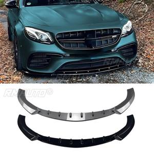 Protector de Parachoques Delantero para Mercedes Benz Clase E W213 E63 AMG 2016-2020, Difusor de Labio de Parachoques, Pieza de Modificación - Product Image 1