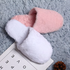 En çok satan tek kullanımlık peluş terlik high end aile otel havayolu terlik - Product Image 1
