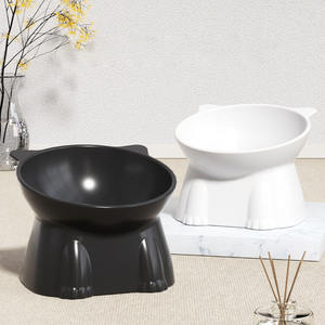 Atacado Plastic <span class=keywords><strong>Pet</strong></span> <span class=keywords><strong>Bowl</strong></span> Fácil de limpar Dog Cat Feeding <span class=keywords><strong>Bowl</strong></span> com Pescoço Proteção Recurso Economicamente Preço - Product Image 1