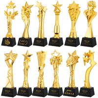 Trofeo pintado ecológico de resina personalizado Copa de Honor de cristal para premios deportivos Diseños únicos para placas de trofeos