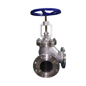 Robinet manuel à trois voies en acier inoxydable Wu Gong YJ43F pour l'industrie chimique, utilisation de l'eau, température ambiante - Product Image 5