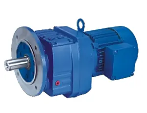 1 Year HT250 Cast Iron Odm Gear Blue/gray RF77 Helical Geared Reducer R Series Helical Gearbox