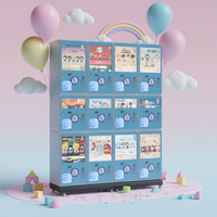 Distributeur automatique de capsules Gachapon Feixiang FX-D2, nouveau modèle, à monnayeur, conception durable en laiton et alliage de zinc, pour centre de jeux pour enfants, version anglaise