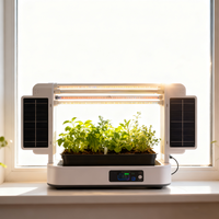 Conception de PCB PCBA, lampe de croissance solaire LED à spectre complet pour plantes d'intérieur, allumage/extinction automatique, étanche, économie d'énergie, lampe de croissance des plantes