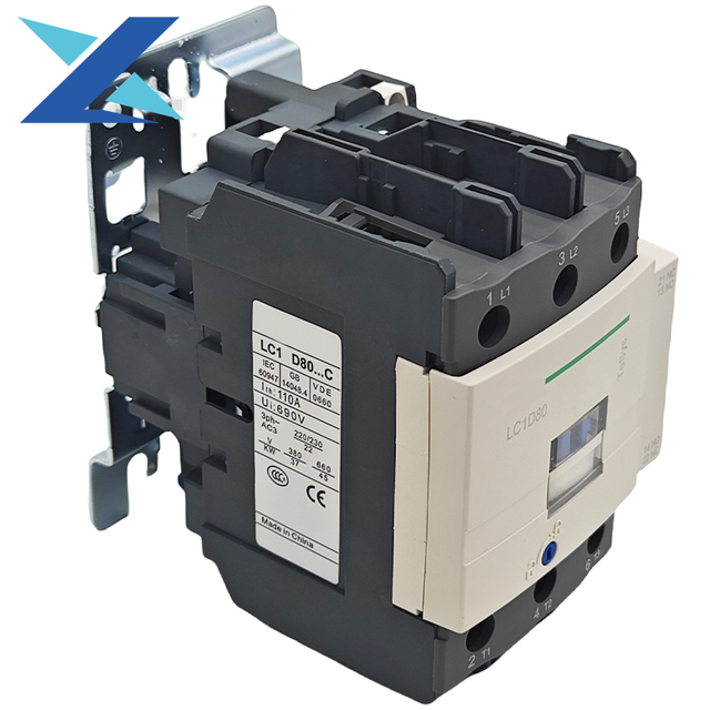Brand New Original Contactor 24v 3 Phase Tesys Deca Series Lc1D LC1D80B7C AC Contactor