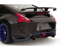 Pour Nissan 370Z : Pièces de mise à niveau en fibre de carbone style Devil Z34 Varis – Pare-chocs avant et arrière, spoiler, capot, garde-boue, aileron arrière