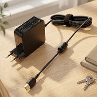 Adaptor AC catu daya Port USB MINI 45W pengisi daya Notebook PD untuk ASUS Lenovo Dell