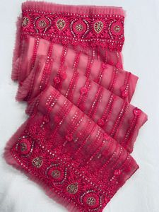 Highly Demanded New Design Sequence Work Party Wear <b>Saree</b> for Women FABZONE India Pakistan Available Wholesale Price for Export - Product Image 4