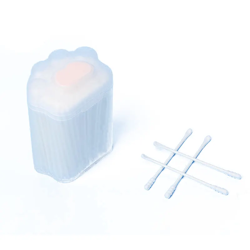 100% Cotton Medical q tip cotton Swabs Ear Sticks Biodegradable Organic Bamboo Disposable cotton buds Swabs