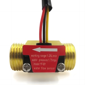 1/2 "3/4" 1 "3" Brass cảm biến lưu lượng nước lưu lượng kế NPN hội trường chuyển đổi dòng chảy Cảm biến nước điều khiển cảm biến chất lỏng - Product Image 2
