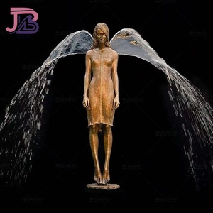 Decoración al aire libre Arte Fuente <span class=keywords><strong>de</strong></span> metal Estatuas <span class=keywords><strong>de</strong></span> hombre y mujer desnuda con fuente <span class=keywords><strong>de</strong></span> agua - Product Image 2