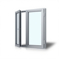 Ventanas Modernas Horizontales de Acero Inoxidable de Alta Calidad, Resistentes al Fuego, con Clasificación de Resistencia al Fuego de 30 a 120 Minutos, para Hogar, Escuela y Dormitorio