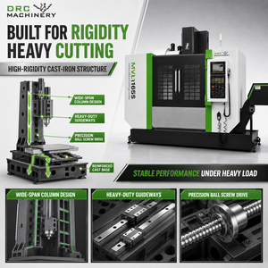 Centre d'usinage vertical CNC MVL1165S, machine <span class=keywords><strong>VMC</strong></span> robuste à 3 axes, déplacement 1100x650x650mm, broche BT40 8000 tr/min, fabrication de moules - Product Image 4