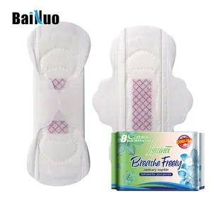 Gran oferta de almohadillas sanitarias desechables para mujer hechas de <span class=keywords><strong>material</strong></span> de iones negativos de bambú, igual que la almohadilla sanitaria médica, fábrica de China - Product Image 1