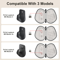 Grosir Pabrik Tas Mouse Custom untuk Logitech MX Master 4/3S/3, Zipper, Anti Guncangan, Cangkang Keras