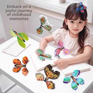 Mariposas Voladoras Mágicas de Juguete, Mariposas Voladoras Sorpresa con Cuerda, Mariposas Voladoras para Niños, Juguetes de Exterior - Product Image 2