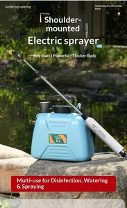 Pulvérisateur automatique carré vert 6L en PE, étanche, avec pompe réglable 2 vitesses, <span class=keywords><strong>batterie</strong></span> au lithium, portable pour pesticides et arrosage - Product Image 3