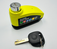 Antivol de disque rechargeable pour moto 110 dB, étanche, pour moto, vélo, scooter, accessoires de vélo