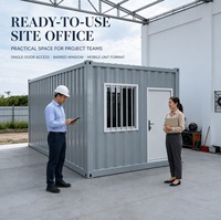Maison conteneur à construction rapide, modulaire en kit, taille personnalisée, pour atelier, entrepôt, bureau de chantier, villa, hôtel, appartement, ferme