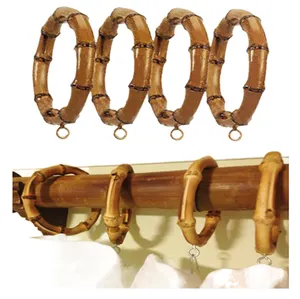 ZY404 Bamboo Curtain Rings bamboo curtain accessories bamboo rain rings in Low Price !