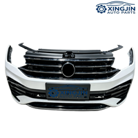 Para Volkswagen Tiguan R-Line, viene con parachoques completo con rejilla, faros LED, ventiladores, radiador, componentes delanteros, kit de carrocería