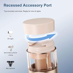 Perche à selfie 1,68 m tout-en-un avec trépied à ouverture automatique, télécommande rechargeable, tige télescopique en alliage d'aluminium pour selfies en extérieur - Product Image 4