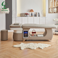 Lit de lavage de cheveux personnalisé Jincheng pour salon de beauté, lit de massage thaïlandais, lit de spa capillaire pour shampoing