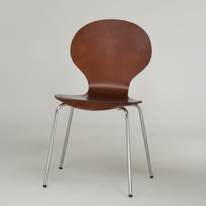 Mesa de comedor de diseño moderno y sillas de madera apilables para el hogar para uso en la cocina - Product Image 1