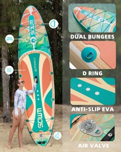 OEM Service Accepted Sup Paddle Board Waterplay Surfing Inflatable Stand up Daska With Accessories SW08/9 Drop Stitch Material E - Product Image 5